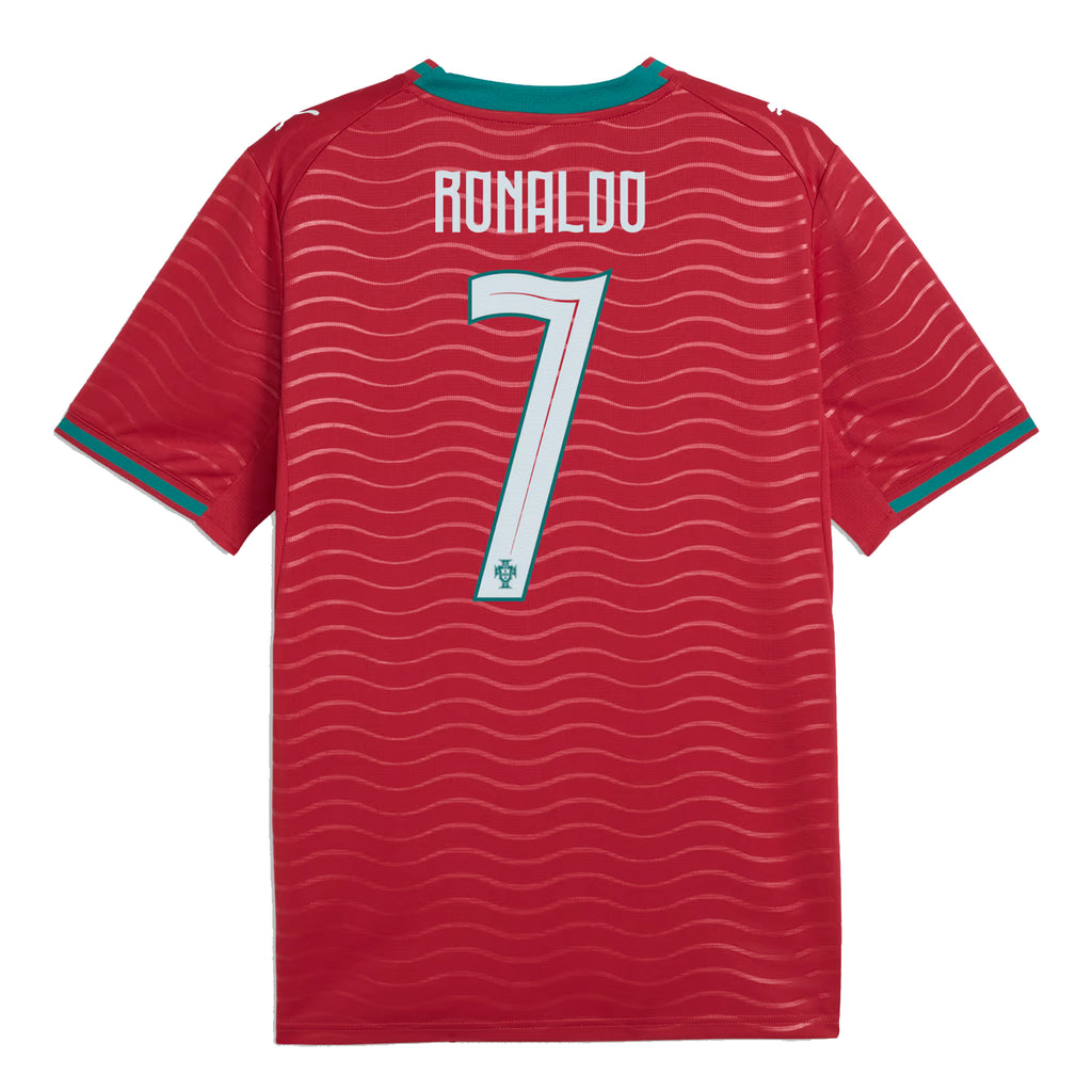 Portugal Adult World Cup 2026 Home Replica Jersey w/ Ronaldo Nameset