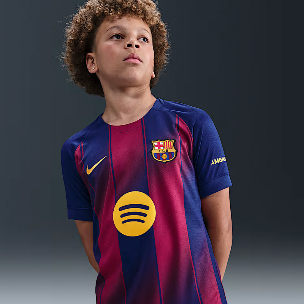 Barcelona Youth 2025/26 SS Stadium Home Jersey