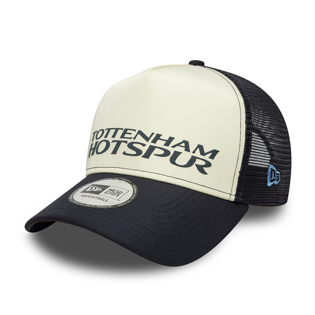 Tottenham Hotspur Puff Wordmark Trucker Cap Navy
