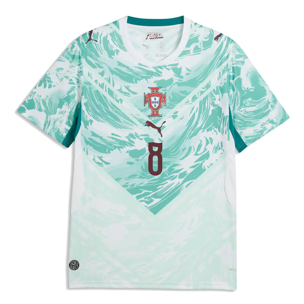 Portugal Adult World Cup 2026 Away Replica Jersey w/ Bruno Fernandes Nameset