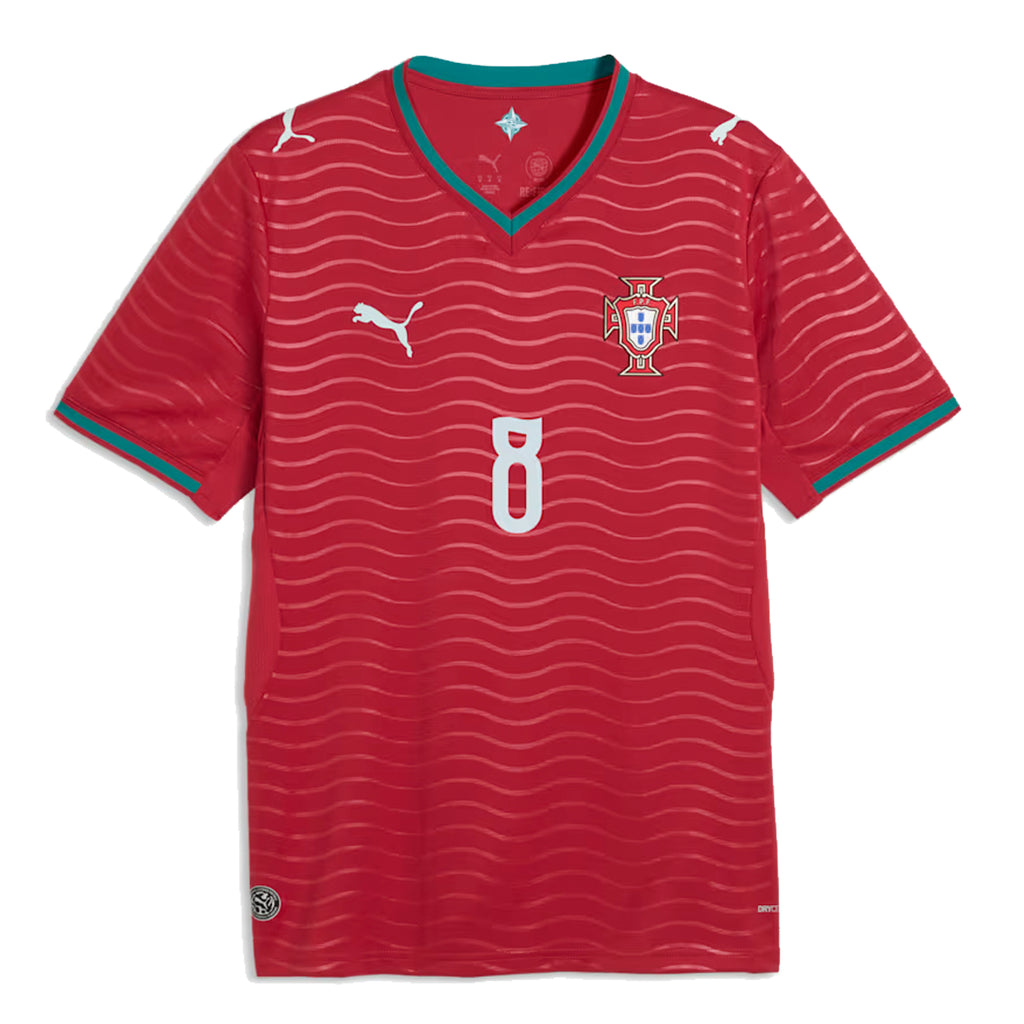 Portugal Adult World Cup 2026 Home Replica Jersey w/ Bruno Fernandes Nameset