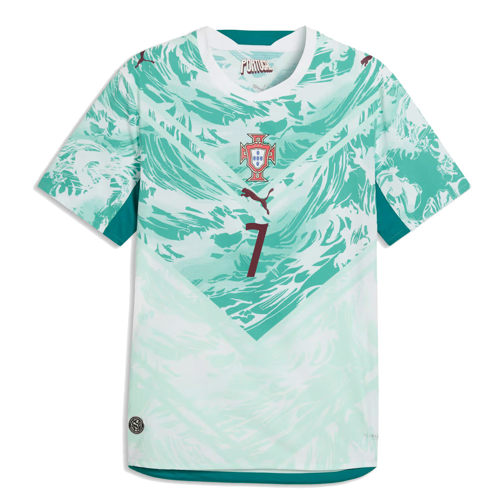 Portugal Adult World Cup 2026 Away Authentic Jersey w/ Ronaldo Nameset
