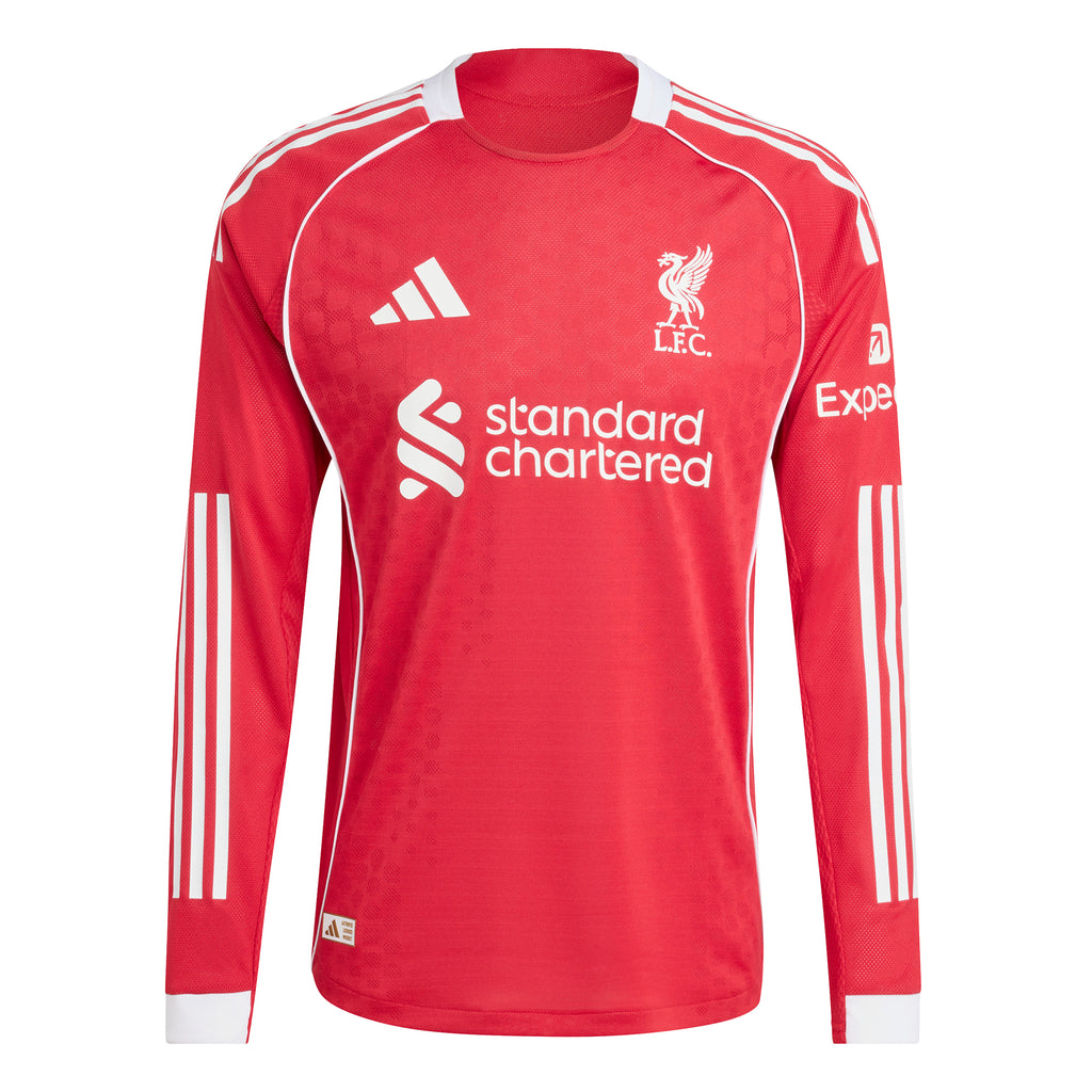 Liverpool FC Adult 2025/26 LS Authentic Home Jersey