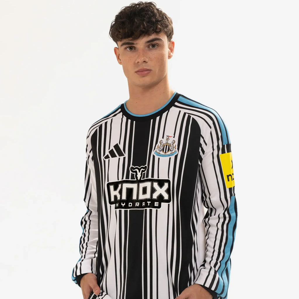 Newcastle United Adult 2026/27 Long Sleeve Home Jersey (w/ Sponsor)