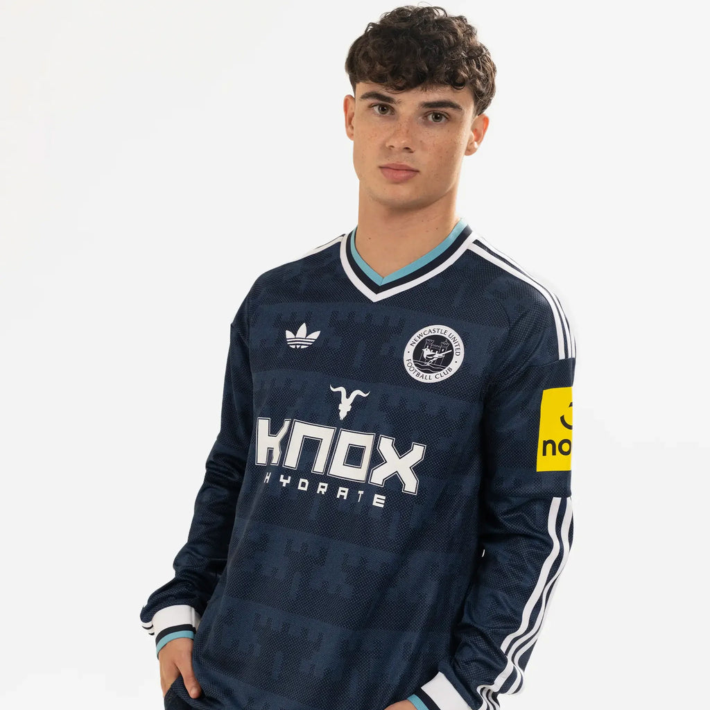 Newcastle United Adult 2026/27 Long Sleeve Away Jersey (w/ Sponsor)