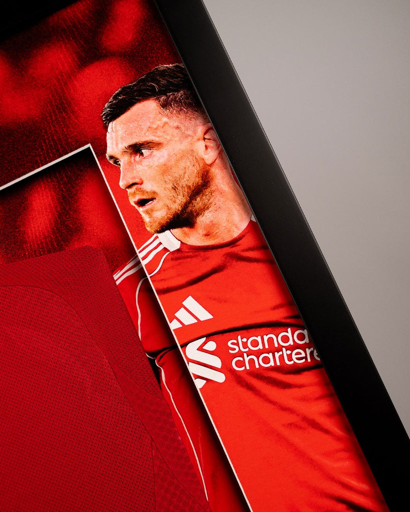 LFC Framed 25/26 Robertson Hero Shirt – Weston Corporation
