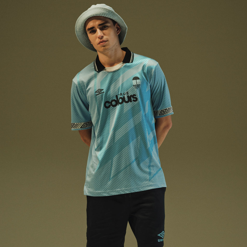 Umbro Taped Football Shirt Vista Blue - Northern Quarter Collection