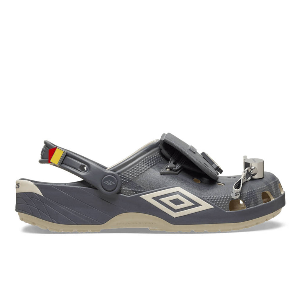 Umbro X Crocs Classic Clog Bone Slate Grey