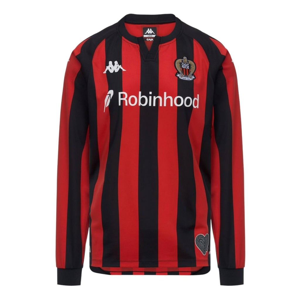 Olympique Gymnaste Club Nice Adult 2026/27 Home Long Sleeve Jersey
