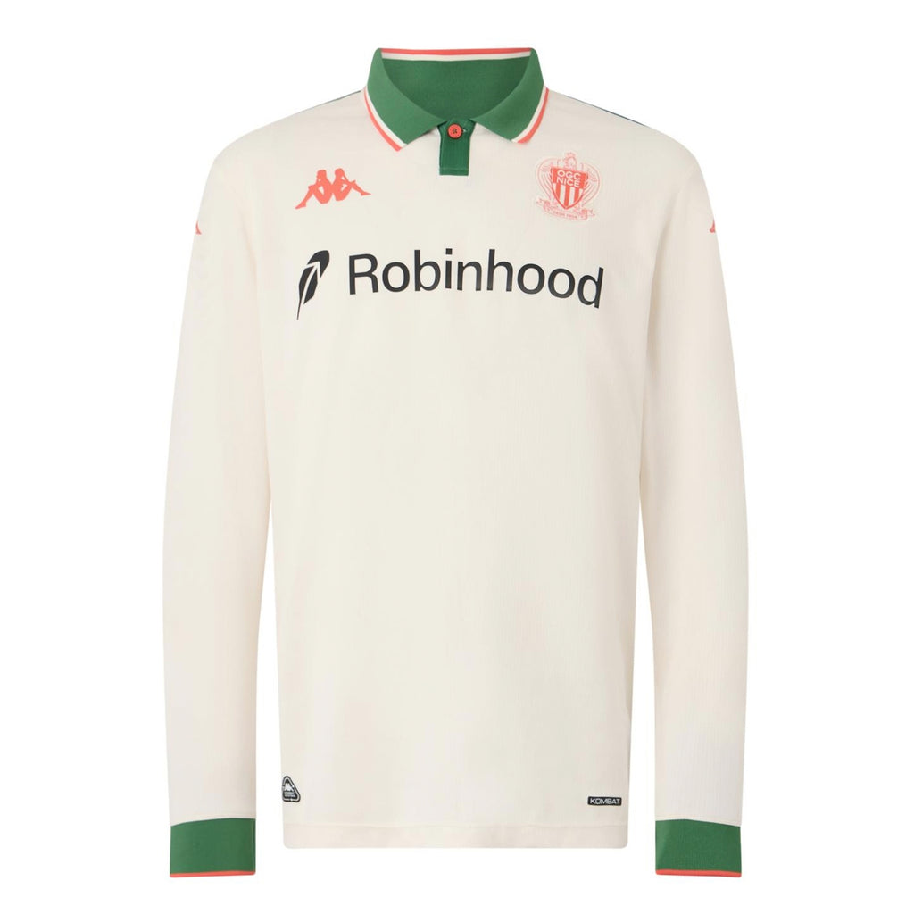 Olympique Gymnaste Club Nice Adult 2025-26 Away Long Sleeve Jersey