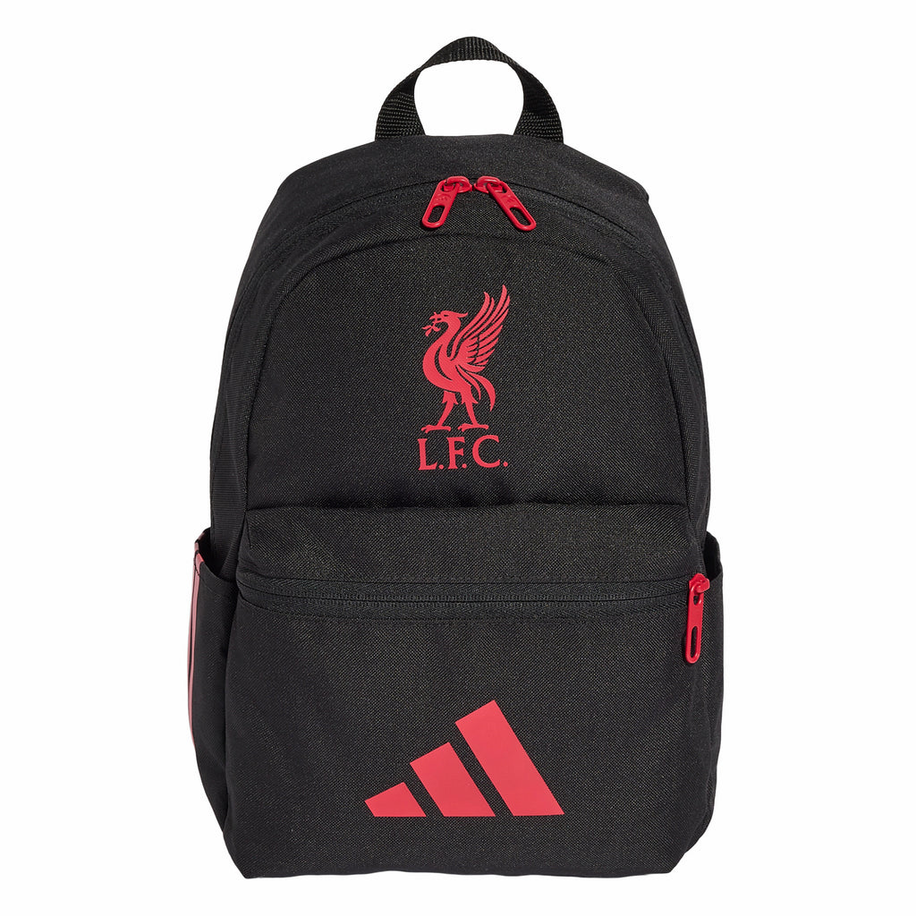 Liverpool Adidas Youth Backpack Black & Strawberry Red