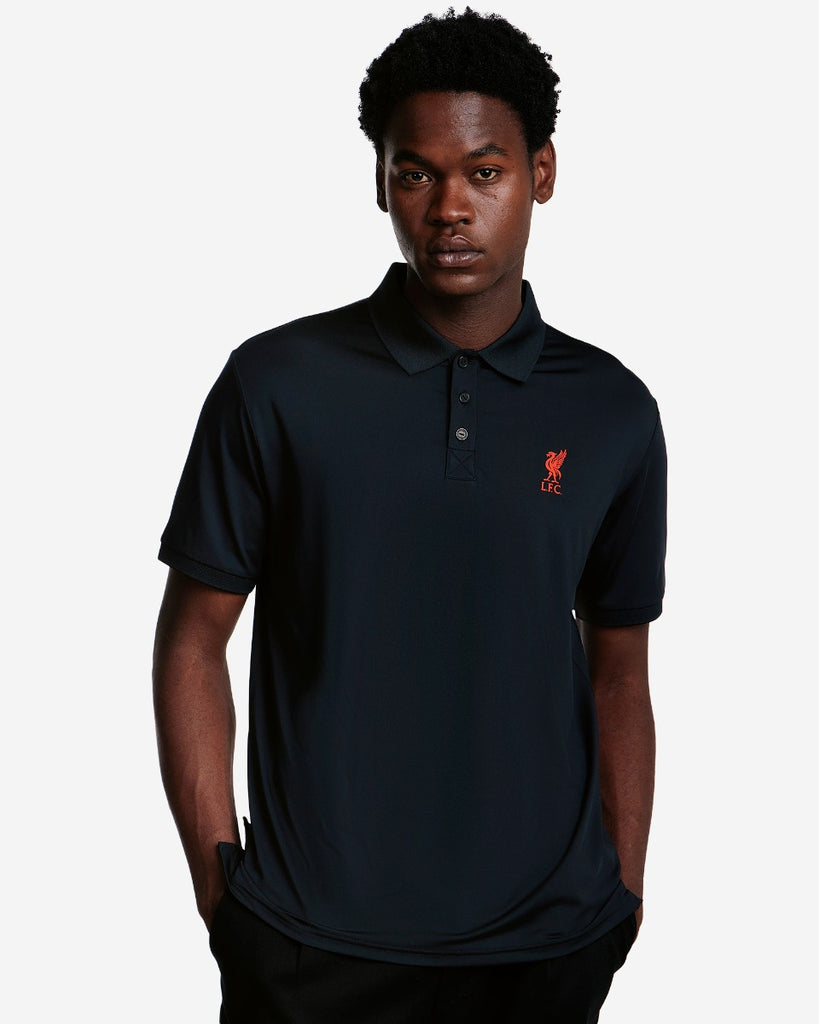 LFC Mens Poly Polo Tee Black