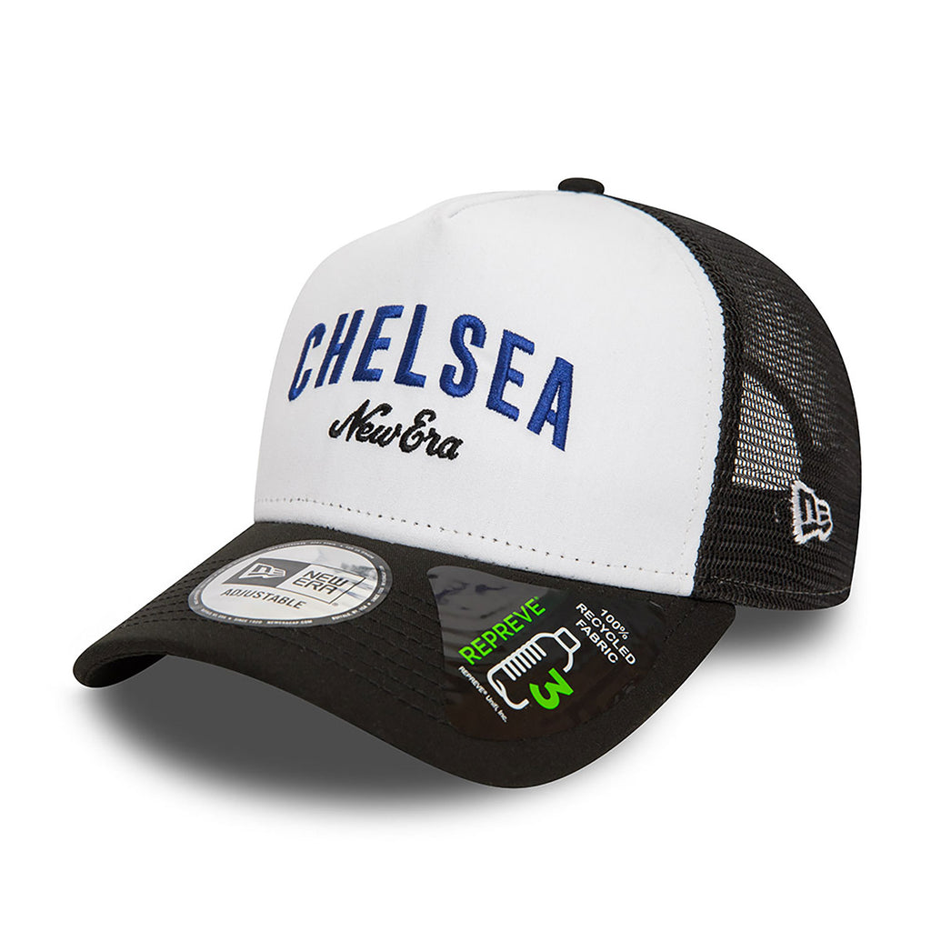 Chelsea FC Wordmark EF Trucker Cap (White)