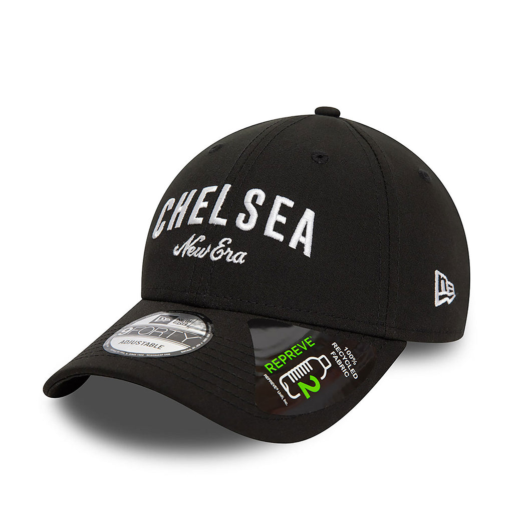 Chelsea FC Wordmark 9Forty Cap (Black)