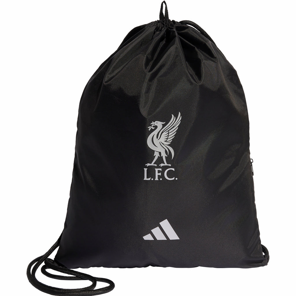 Liverpool Adidas Gymsack Black & Metallic Silver