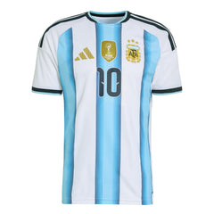 Argentina Adult World Cup 2026 Home Authentic Jersey w/ Messi