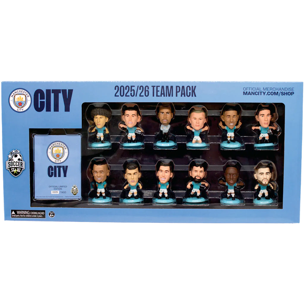 Soccerstarz - Manchester City Team Pack 12 Figure 2025/26