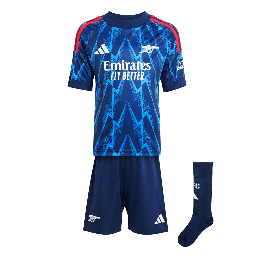 Arsenal 2025/26 Away Mini Kit