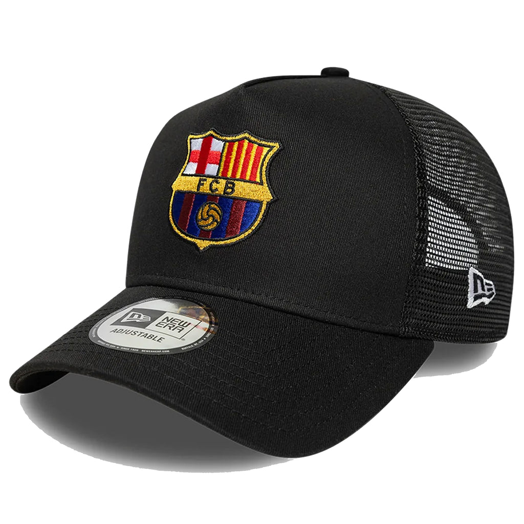 Barcelona New Era Patch Trucker Cap
