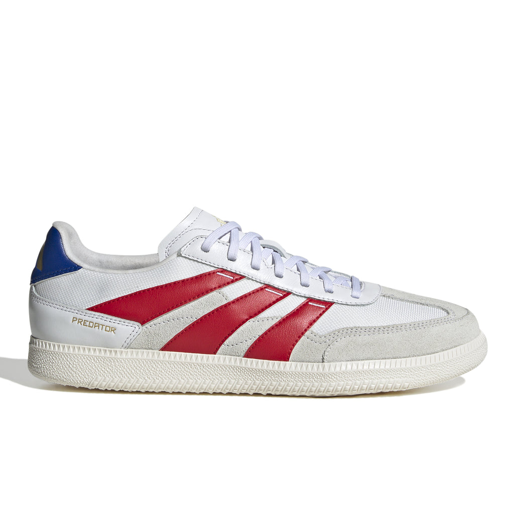 Predator 24 League Low Freestyle (Cloud White / Better Scarlet / Royal Blue)