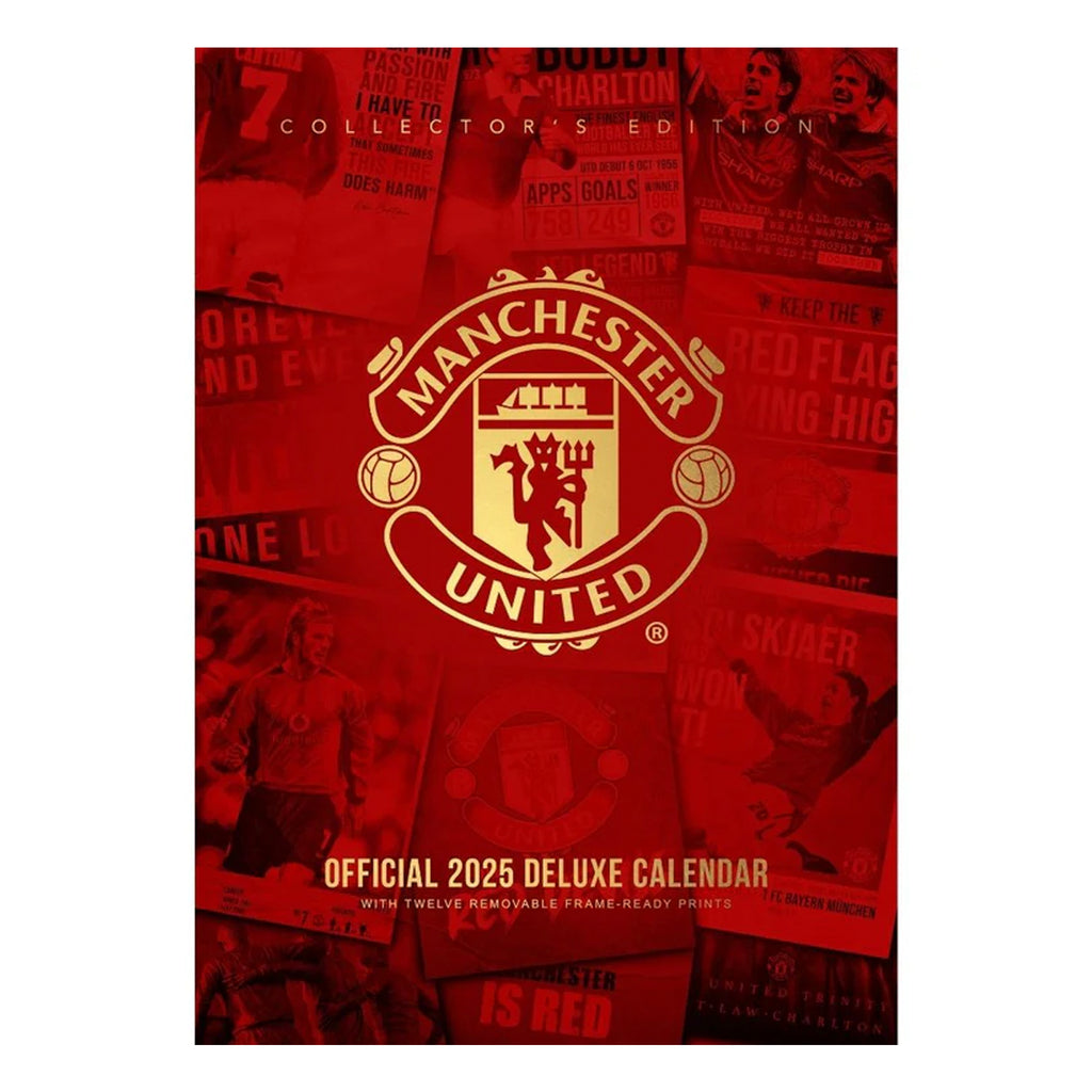 Manchester United 2025 A3 Deluxe Calendar