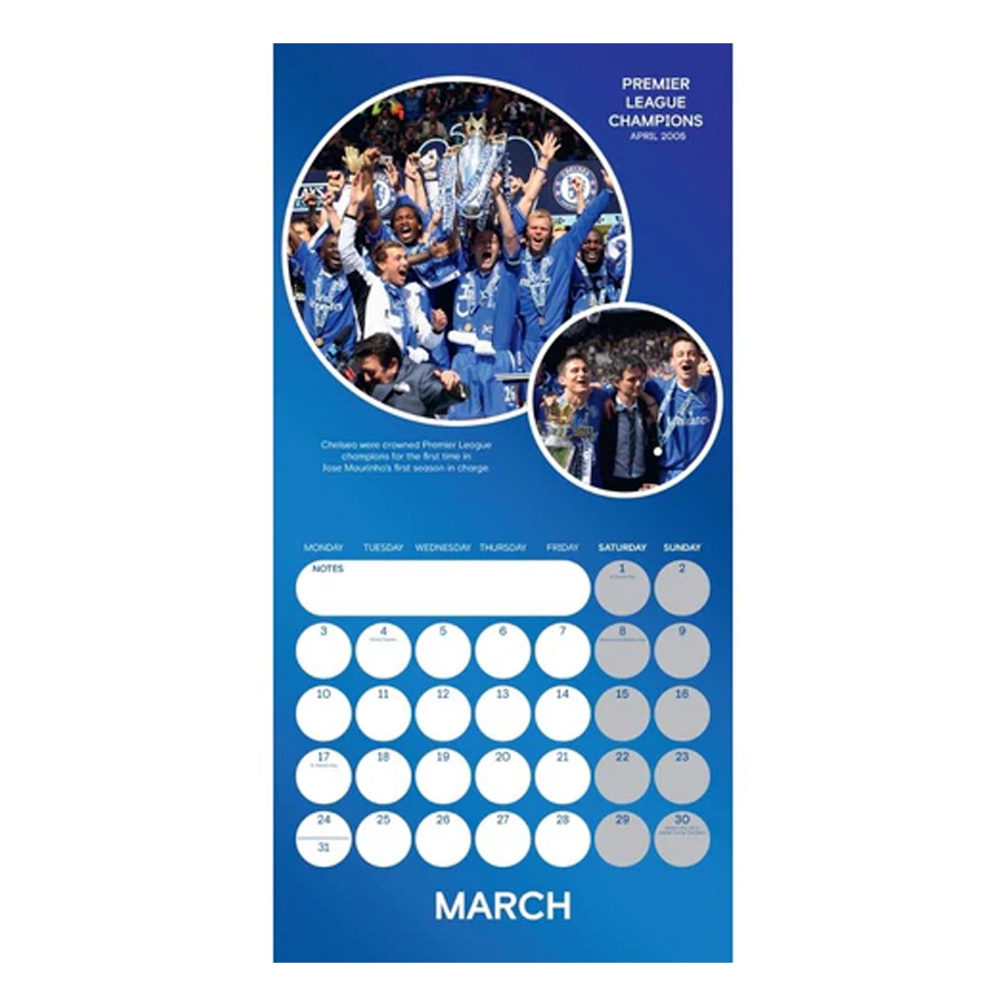 Chelsea Legends 2025 Square Calendar – Weston Corporation