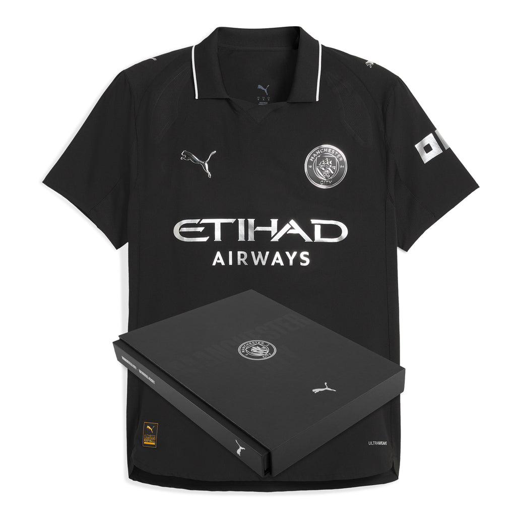 Manchester City Adult 2025/26 Away Authentic Jersey w/ Box Packaging