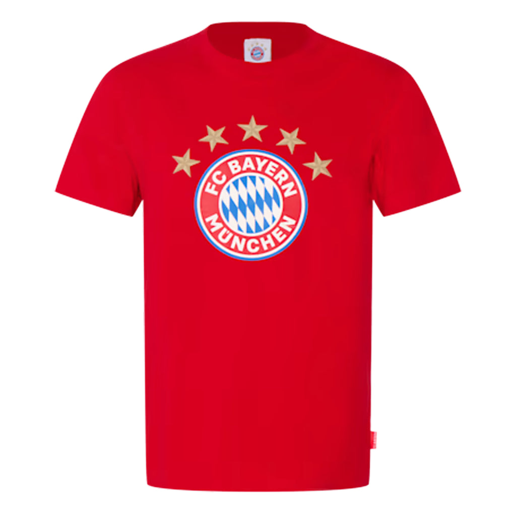 Bayern Munich Adult 2023-24 Red Crest Tee