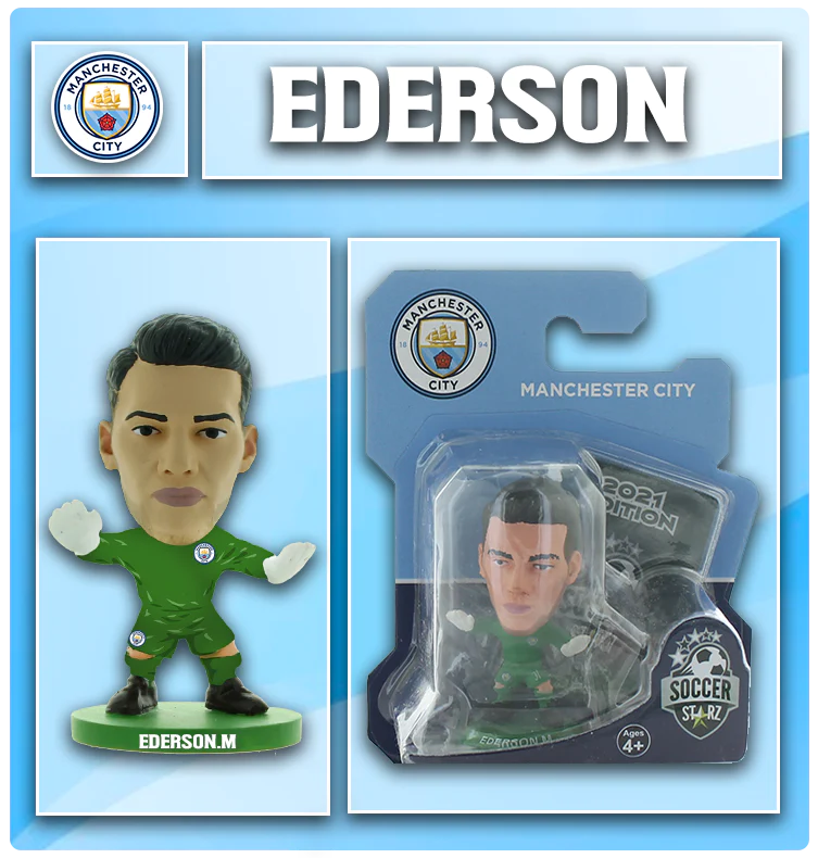 Soccerstarz - Manchester City Ederson (Home-Classic Kit)