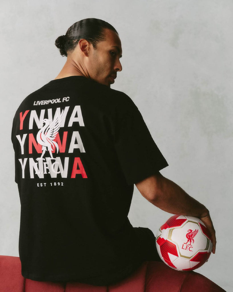 LFC Mens Oversized YNWA Tee Black