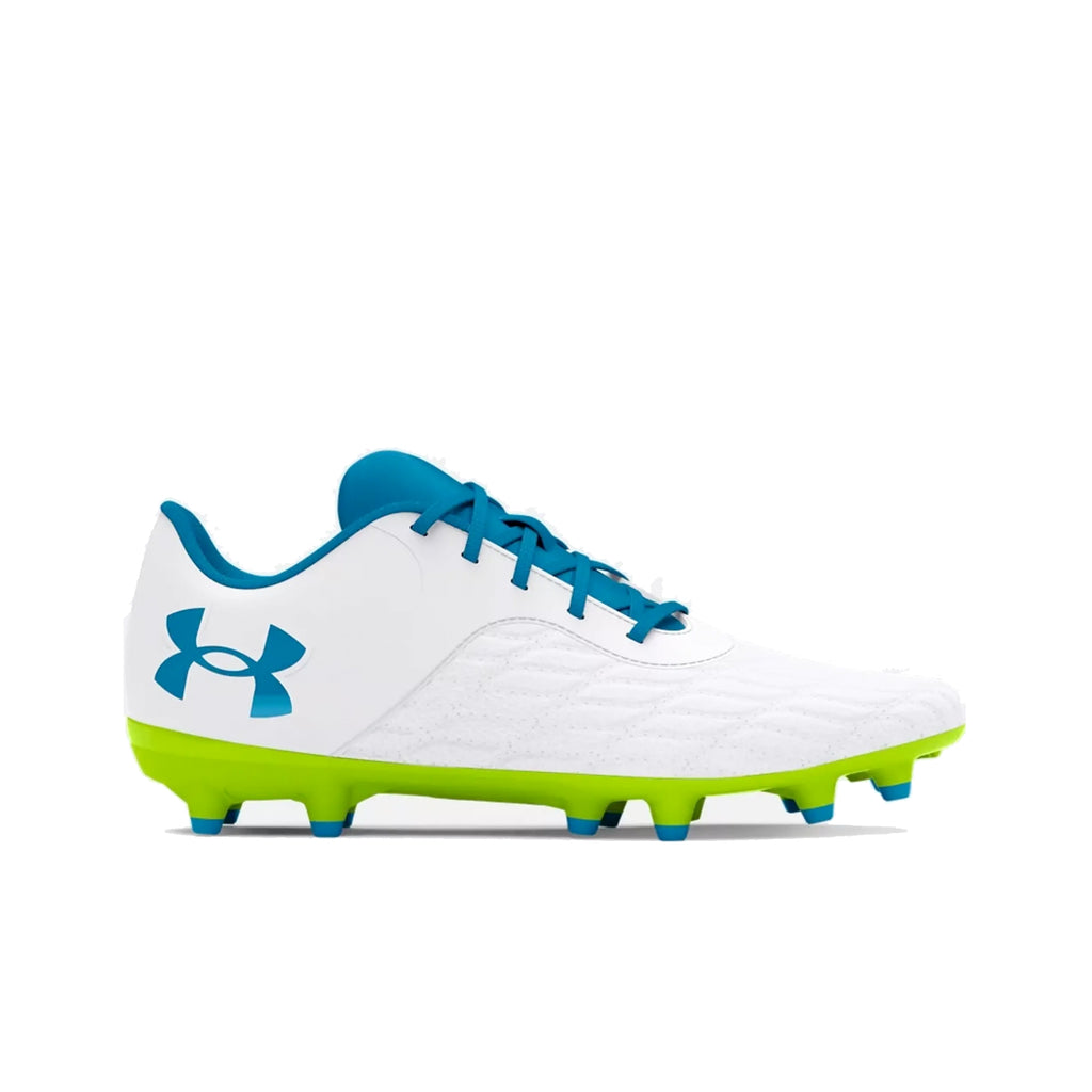 UA Magnetico Select Junior 3.0 FG (White/HighVisYellow/Capri)