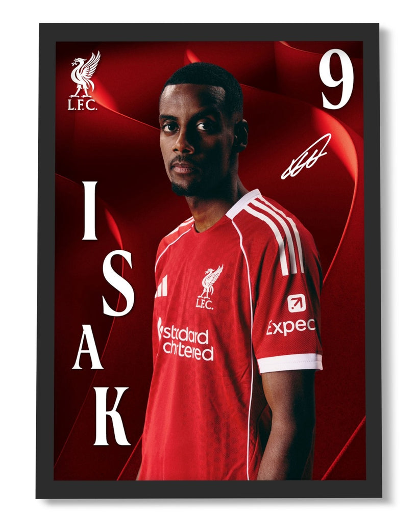 LFC 25/26 Isak Framed Picture