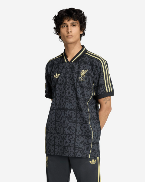 Liverpool Adidas Mens 25/26 LFSTLR Jersey Black & Gold – Weston