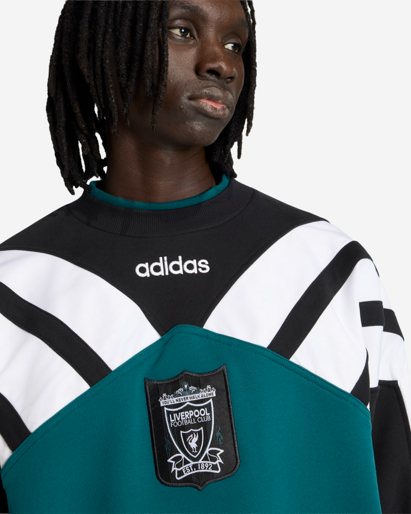 Liverpool Adidas Bringback 95-96 Adults Crew Sweat – Weston