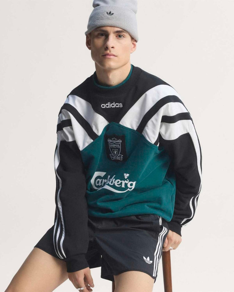adidas Liverpool リヴァプール 95-96スウェット S Liverpool Adidas Bringback 95-96 Adults Crew Sweat – Weston