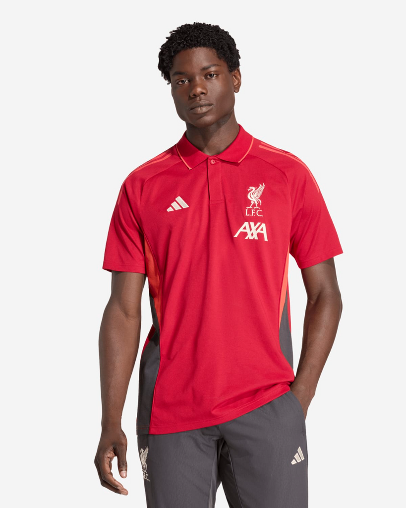 Liverpool Adidas Mens 25/26 Training Polo Red