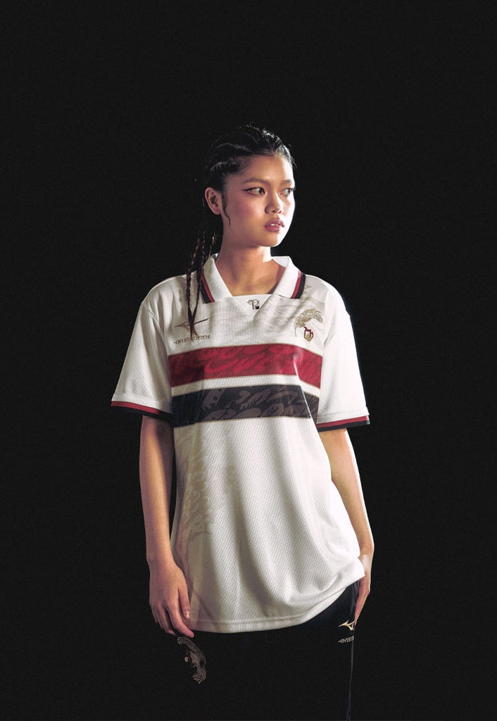Mizuno X Over The Pitch Football Jersey White