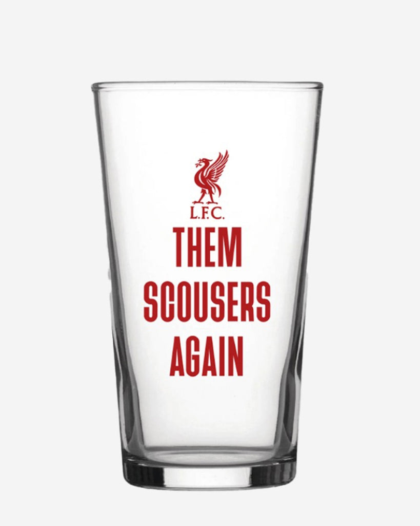 LFC Them Scousers Again Pint Glass