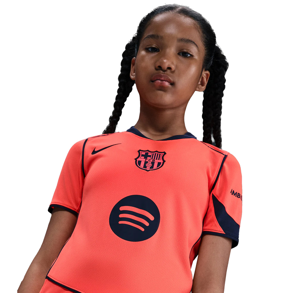 Barcelona Youth 2025/26 SS Stadium Third Jersey