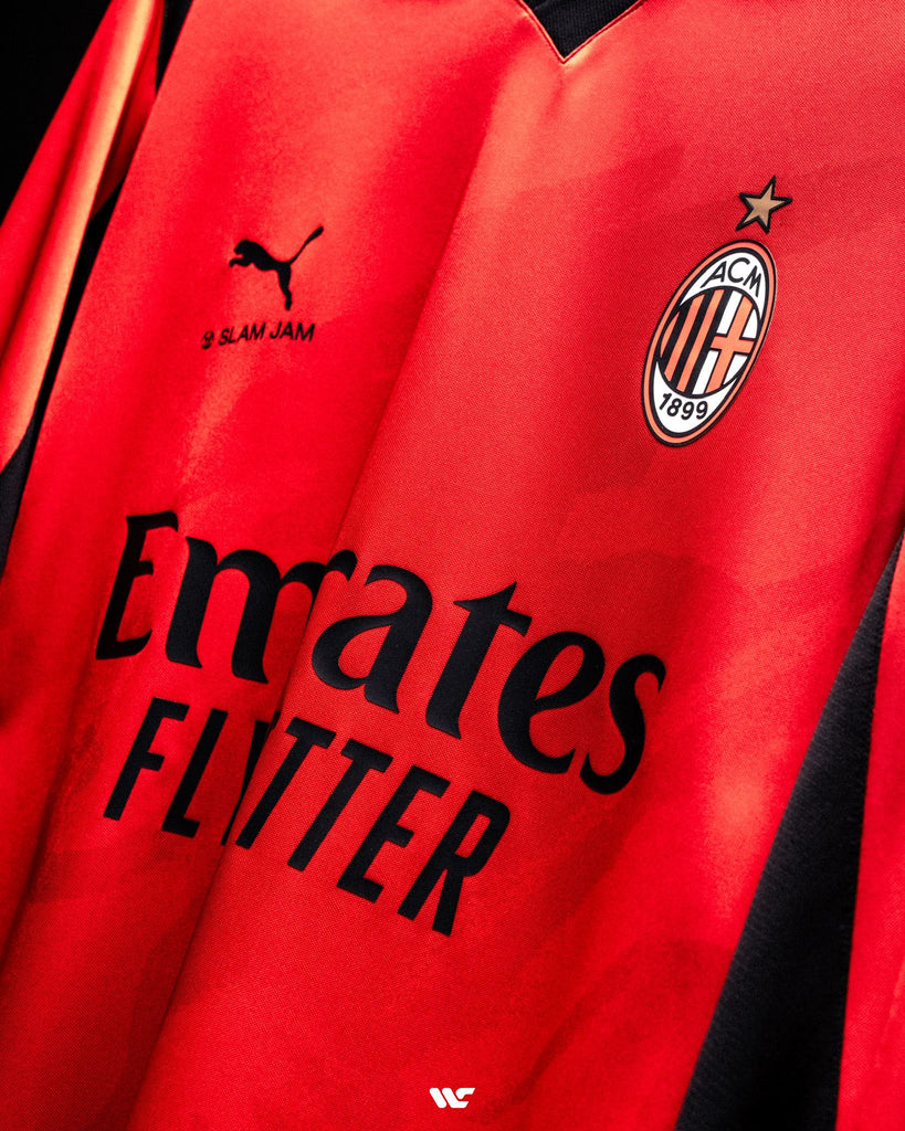 AC Milan X Slam Jam Adult 2025/26 Red Fourth Kit – Weston Corporation