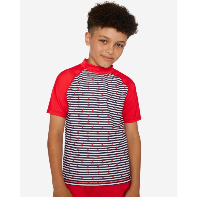 LFC Junior Stripe Rash Top