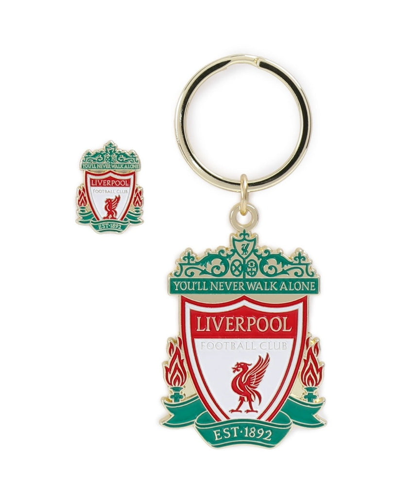 LFC Crest Badge & Keyring Set