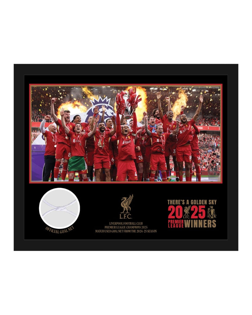 LFC Premier League Framed Goal Net Piece