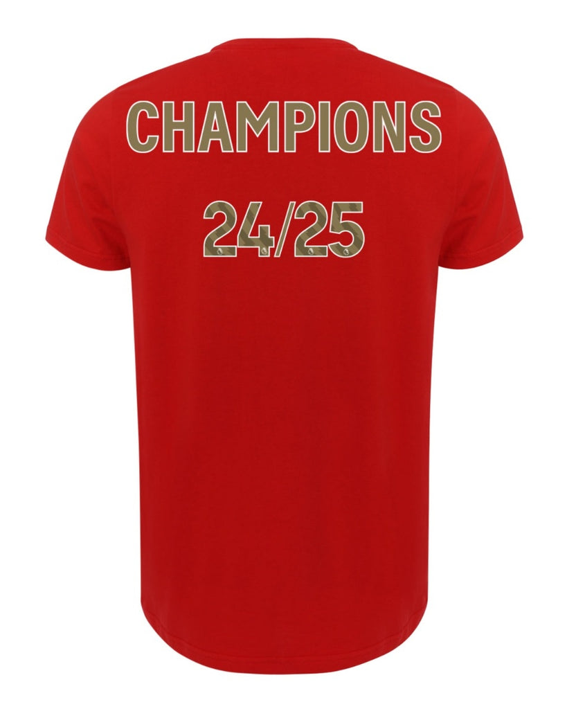 LFC Adults Champions 24/25 Tee Red