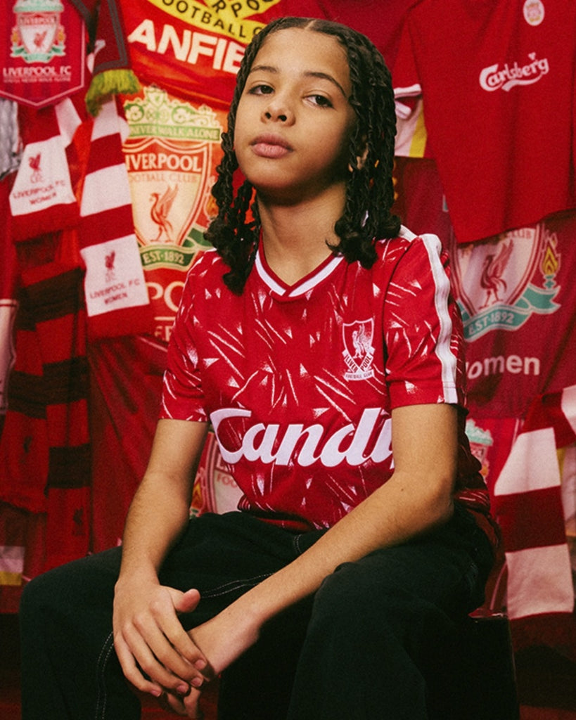 LFC Retro Junior Candy 89-91 Home Shirt