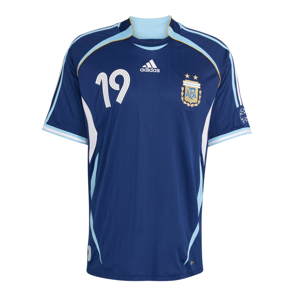 Argentina Adult 06 Away Jersey w/ Messi Name Set