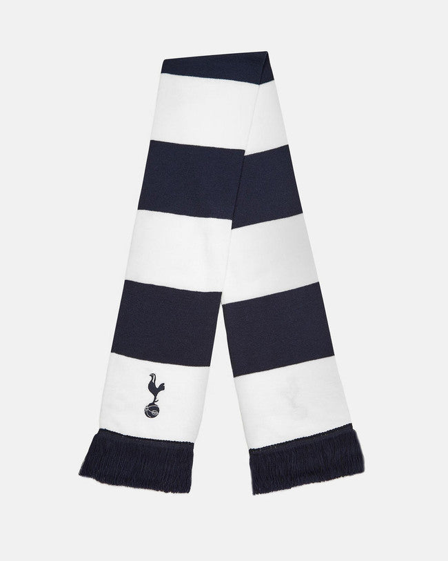 Tottenham Hotspur 2023-24 Navy and White Bar Scarf