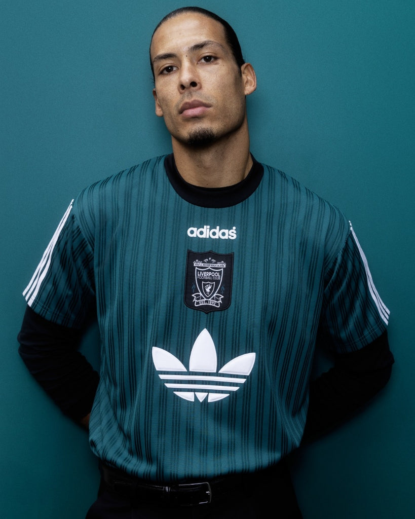 Liverpool Adidas Bringback 95-96 Adults Tee Green