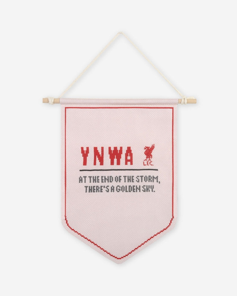 LFC Cross Stitch Pennant