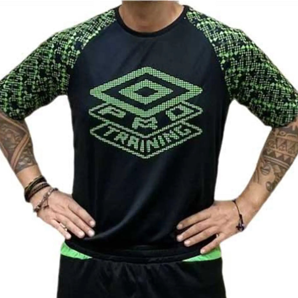 Umbro Pro Training Active Graphic Sleeve Jersey (Black)